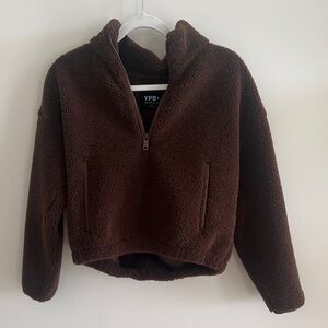 Sold out YPB Sherpa Half-Zip XXS - NWOT